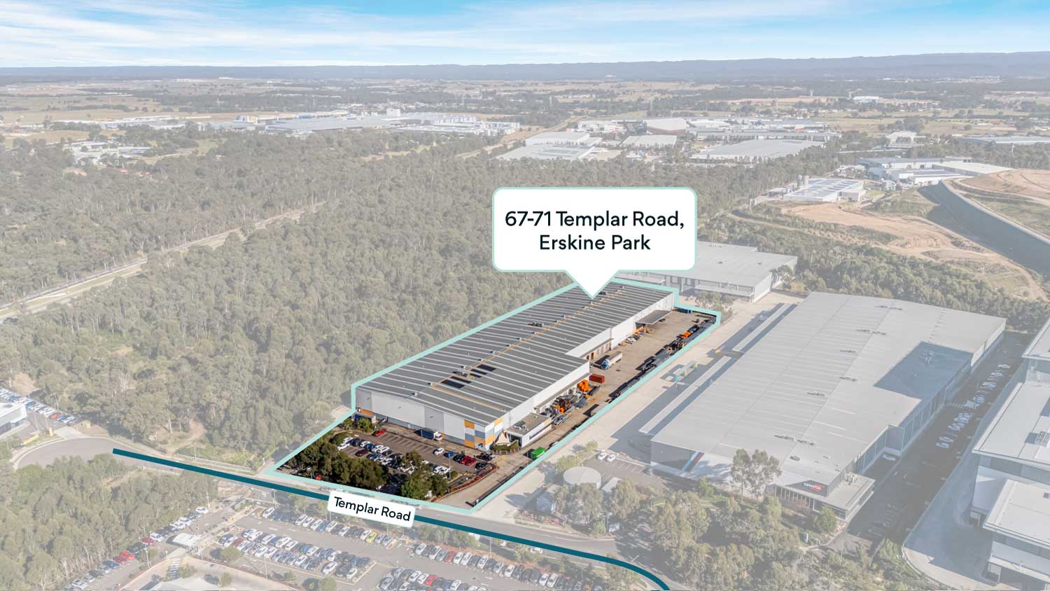 Freestanding Logistics Facility With Large Power Supply