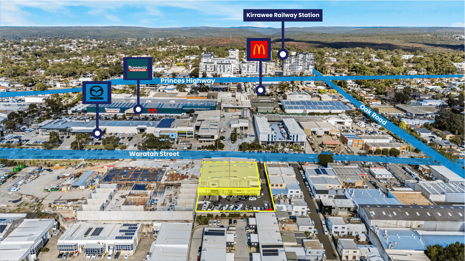 1,900m² Warehouse with Yard and Parking