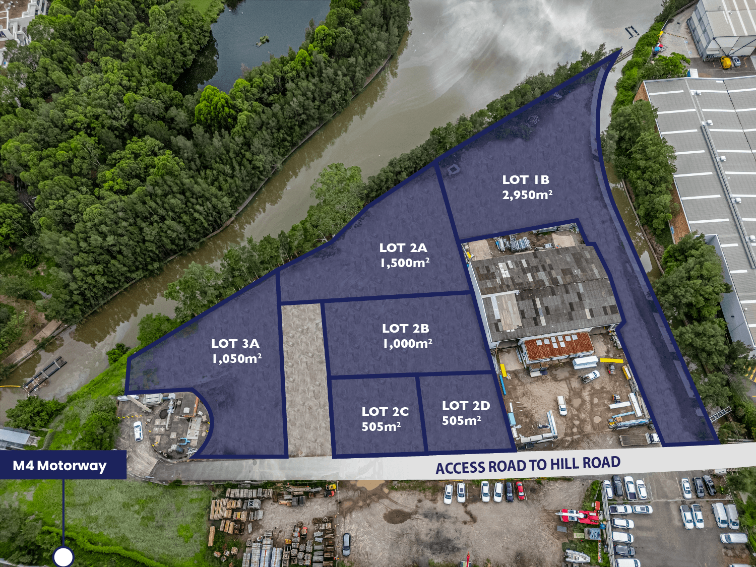 Yard Areas from 500sqm - Located 200m From M4 on Ramp